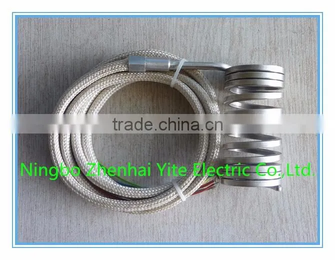 Hot runner coil heater, heating element, heating coil