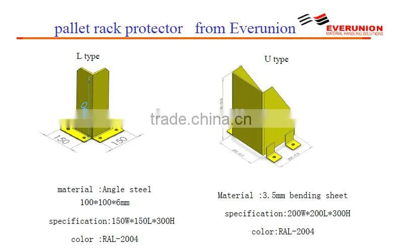 Double deep pallet rack system made in China
