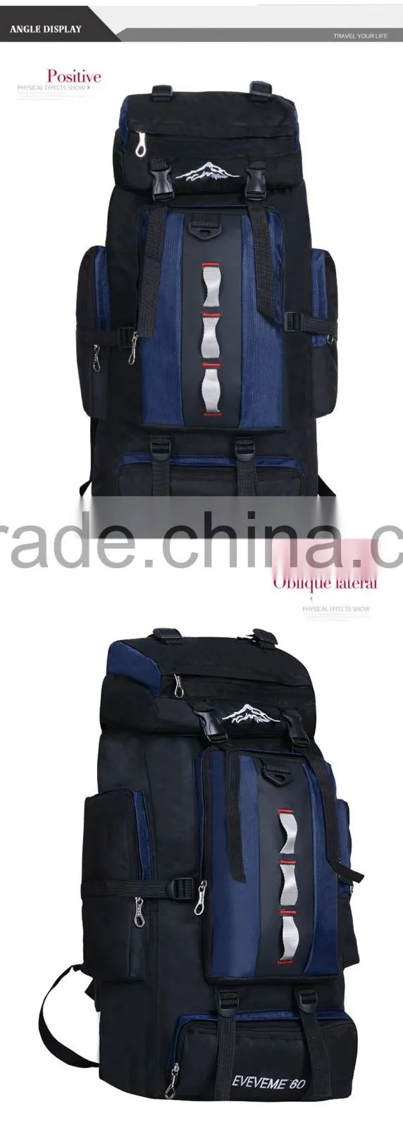 Wholesale high quality sport mountaineering backpack multi-functional backpack bag