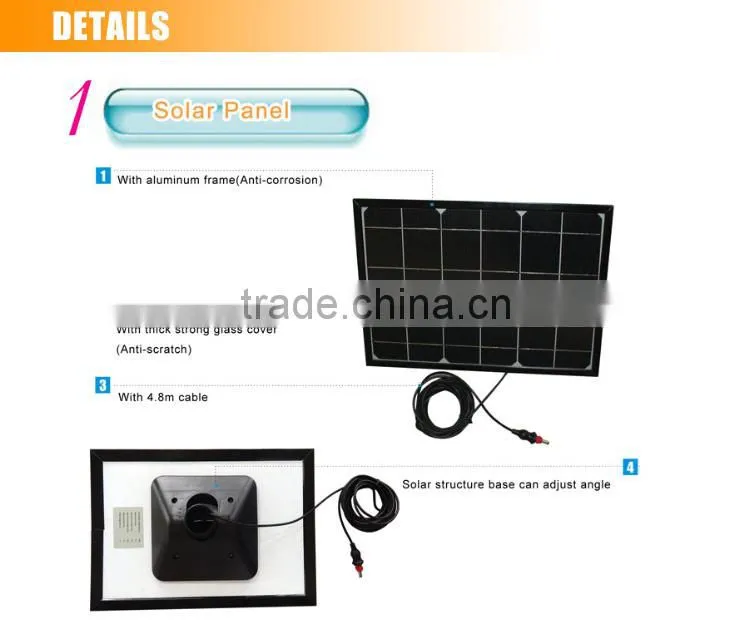 Portable mini solar power system for home whole house solar power system balcony hanging solar power system(JR-CGY2)