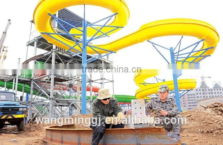 2016 new design circular slide open spiral slide