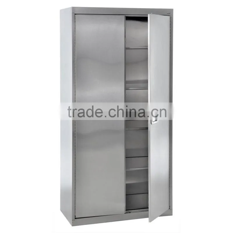 Icegreen 304 Stainless Steel Wall Storage Cabinet With 1 Adjustable Shelf