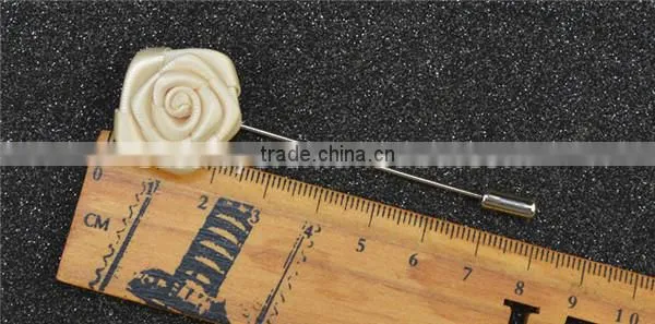 perno mazzo del risvolto del fiore del tessuto dei mens del brooch LAP023
