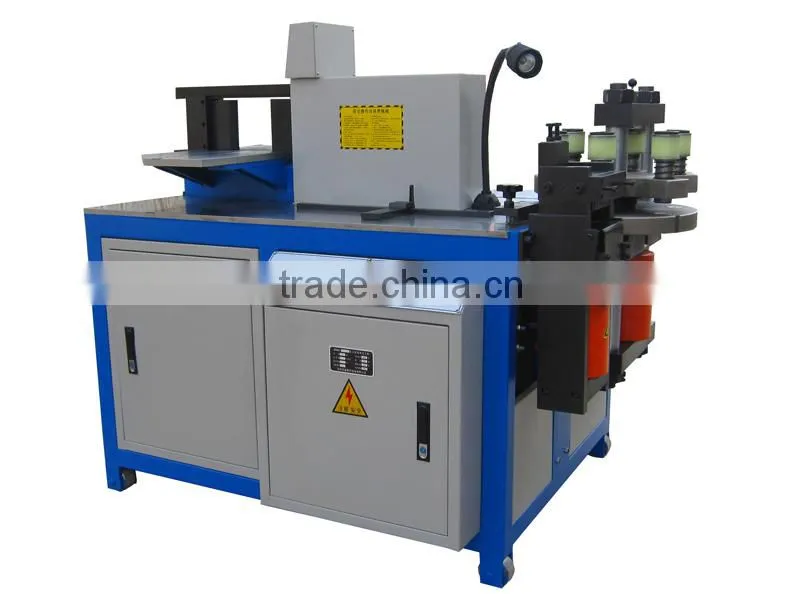 SIMENS/panasonic PLC cnc hydraulic busbar cutting punching bending machine