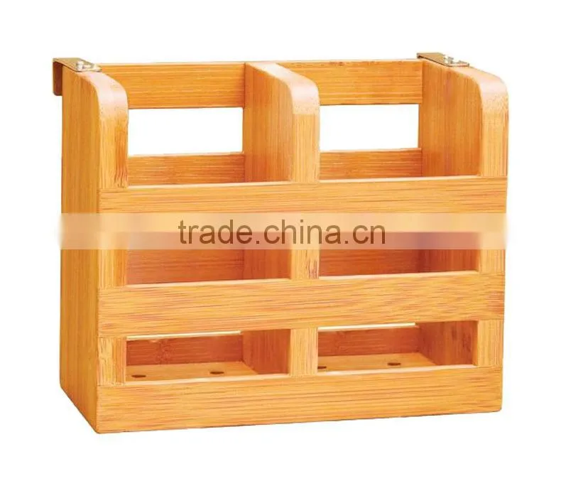 BH005 XiXi Bamboo Flatware Caddy Organizer