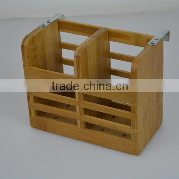 Bamboo Kitchen Utensil Holder, Spatulas Bamboo Holder