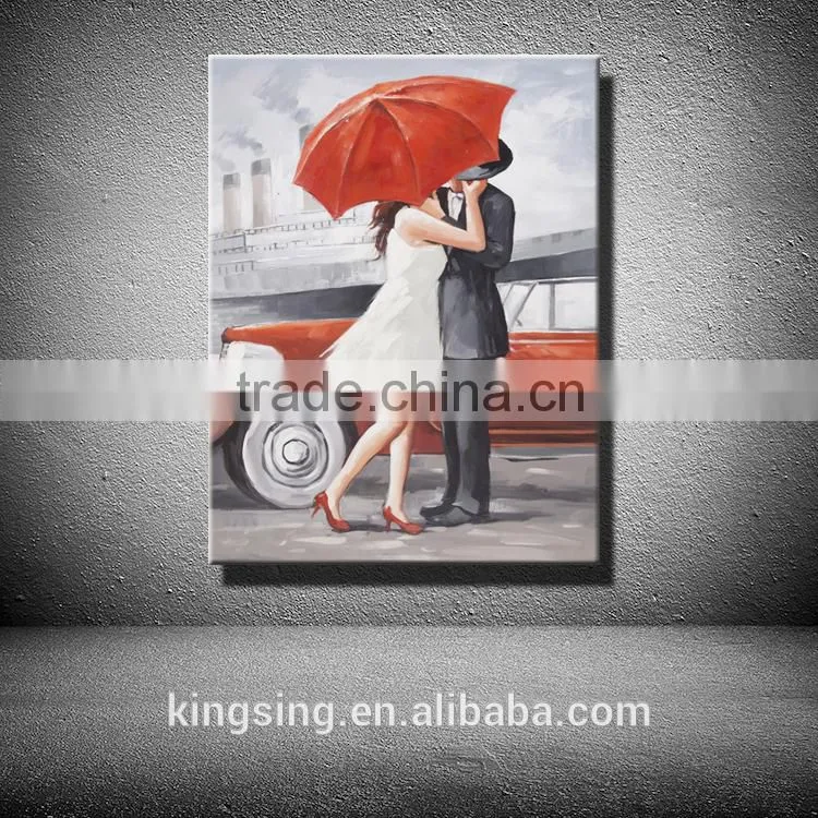 Modern abstract people art oil paintings of sexy girl for wall decoration 55930