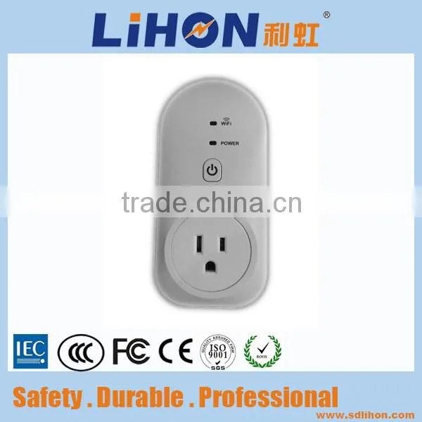 US EU standard smart remote control wifi plug socket
