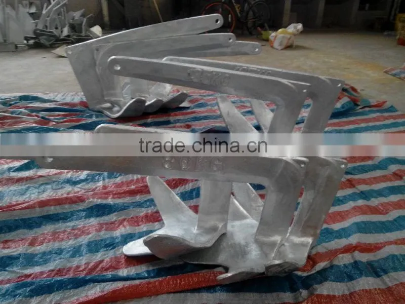 Hot Dip Galvanized Bruce Ship Anchor Nantong Manufacture