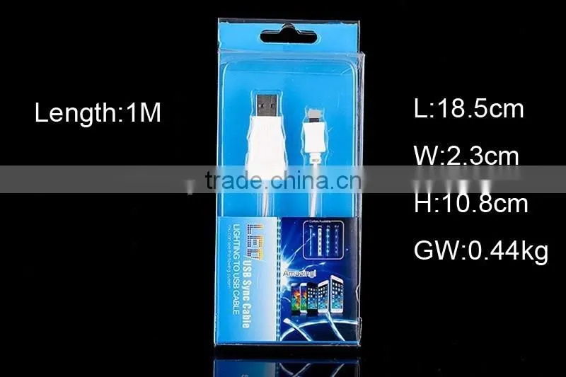 new technology usb charging cable dual color flash light LED usb otg cable for ipad mini