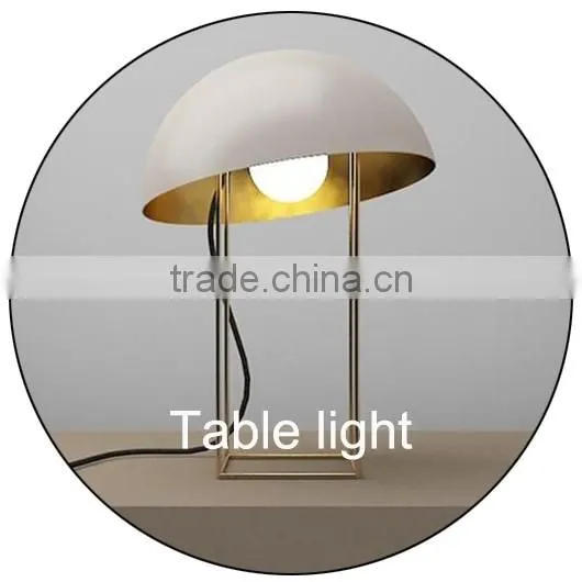 Contemporary European led design metal table lamp for the house
