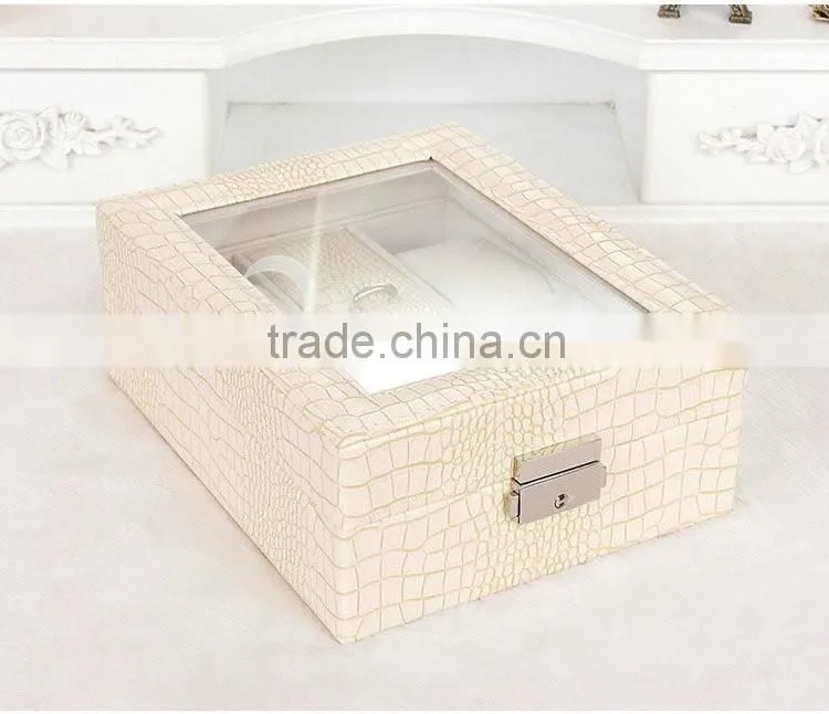 personalized luxury wooden watch gift box for display