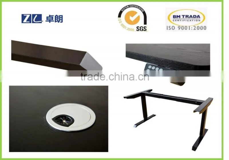 CE electric desk sit to stand with two motors