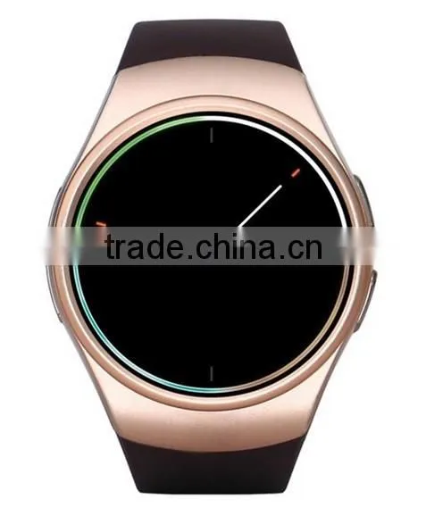 2016 High Quality Wholesale KW18 Smart Watch, IPS Round touch Screen Smart Watch with Heart Rate Monitor