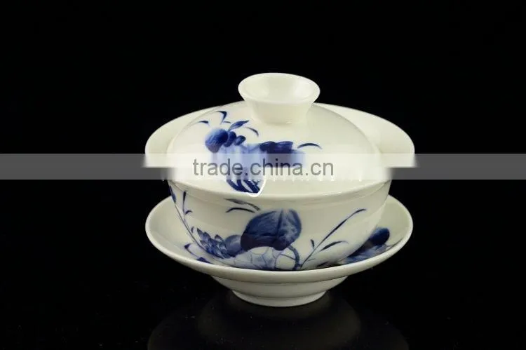 Popular lotus tea cup sets and saucer wholesale