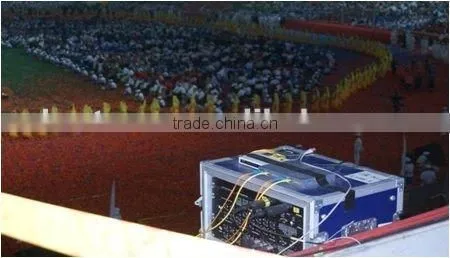 TV video transmitter and receiver over fiber optic with data and ethernet