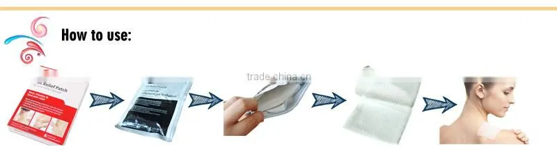 ISO CE and FDA approved menstrual hot relief patch