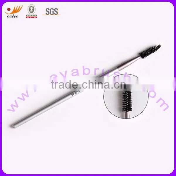 Black Nylon Hair Wood Handle Cosmetic Eyelash Mascara Brush