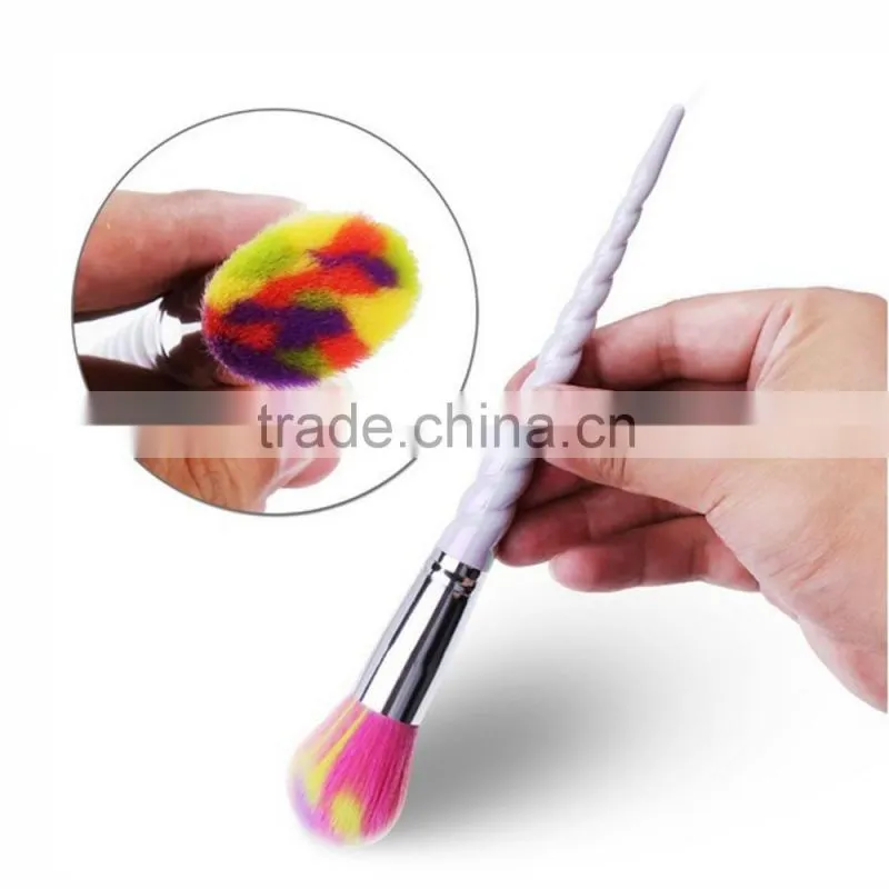 Alibaba best selling products Unicorn make up brush set with pearl bag