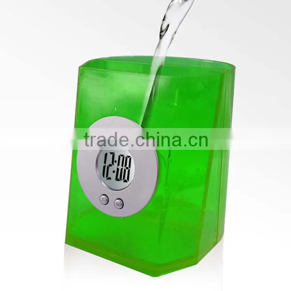 Cheap Water Powered Clock with pen holder