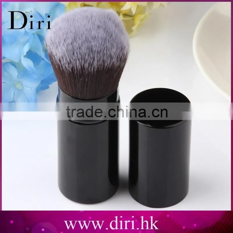 New arrival high quality makeup brush kabuki brush with retractable handle