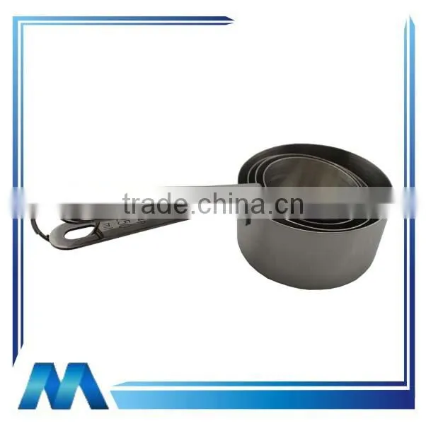 4pcs stainless steel tea measuring spoons cup 60/80/125/250ML
