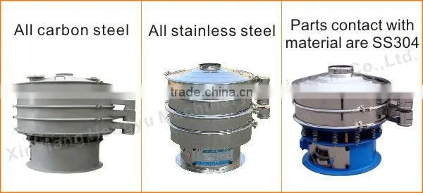 HY multi deck medicine vibration screen machine with 800mm diameter