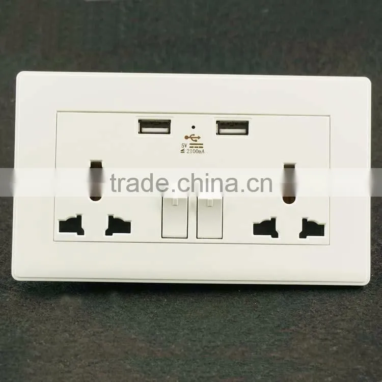 electric usb sockets and switches with wall switch socket