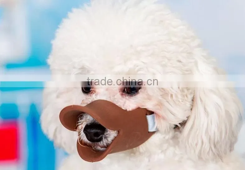 wholesales soft silicone Duck Mouth Shape Dog Mouth Covers