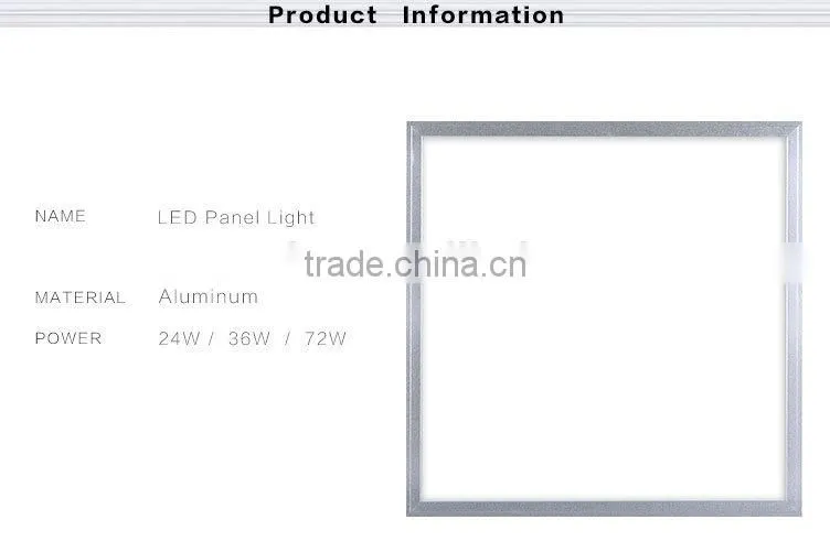 high lumen high power square 40w led panel light 1x2 2x2 2x4 size