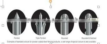 2013 Hot Sale machine palisade fencing
