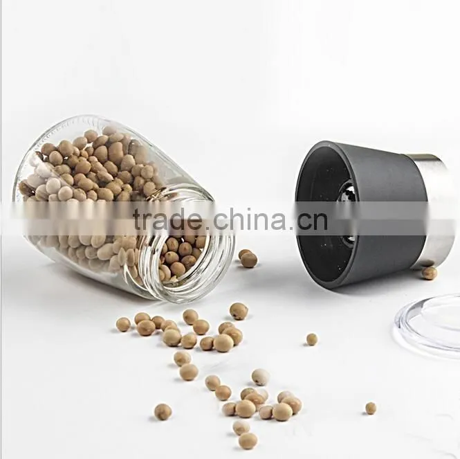 manual glass mini Pepper grinder mill kitchen tools glass Pepper grinder
