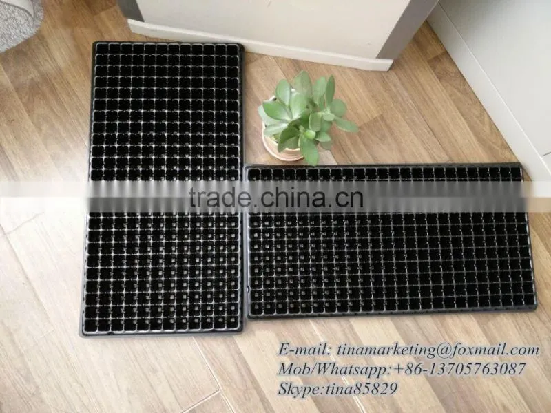 288 Cell Polystyrene Reusable Plastic Seedling Germination Tray, Plant Nursery Seed Cell Plug Tray Cheap Price