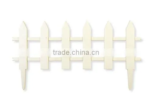 factory price white plastic split rail fence