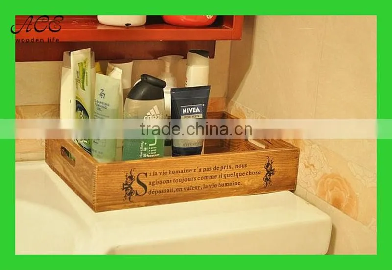 Custom wooden storage box