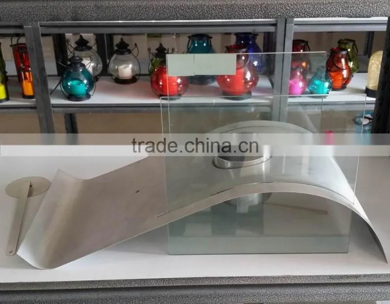 stainless steel house fireplace,free standing bio ethanol fireplace