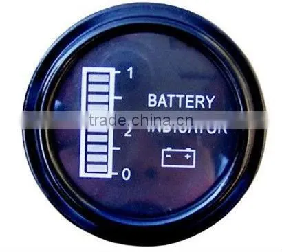 led battery meter for golf cart