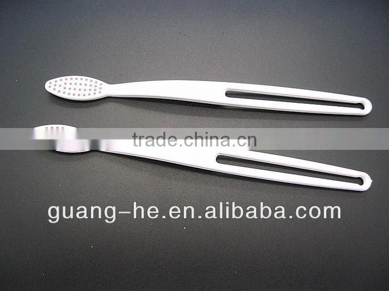 Disposable hotel used eco-friendly material100% biodegradable safe plastic PLA toothbrush
