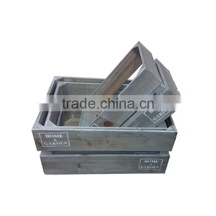 High Quality Vintage Coffee Storage Boxes Personalized Custom Wood Box