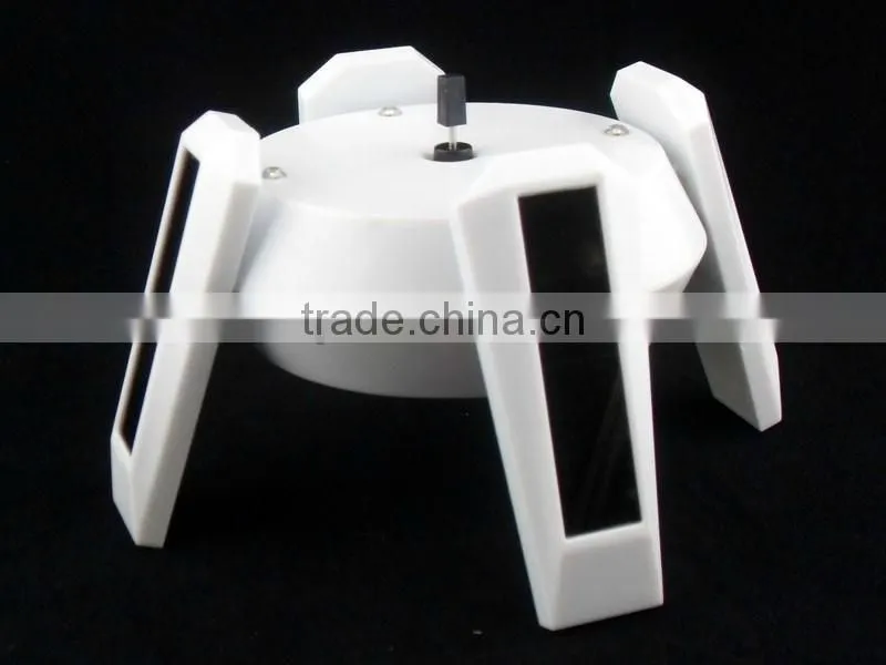 Rotating Solar Display Turntable With LED Light