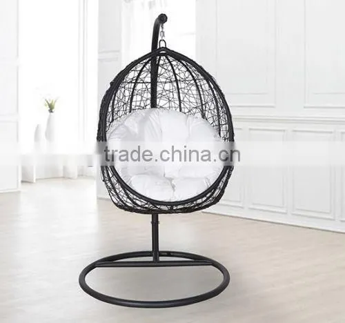 2016 Rattan Swing Patio Furniture Garden Hanging Egg Chair w/ Cushion In or Outdoor