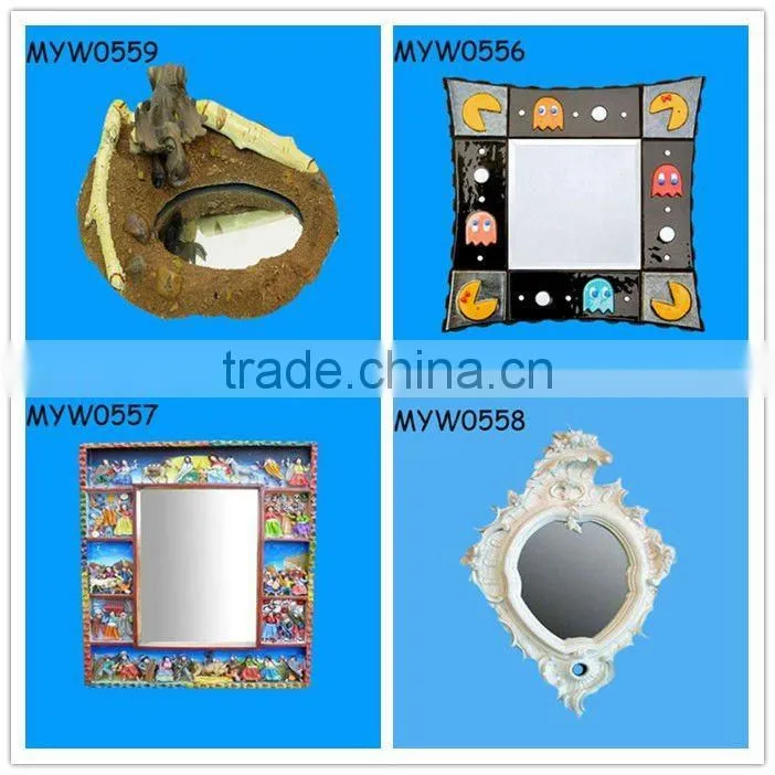 new fashion hot selling goods famous smart large ceramic french white mirror