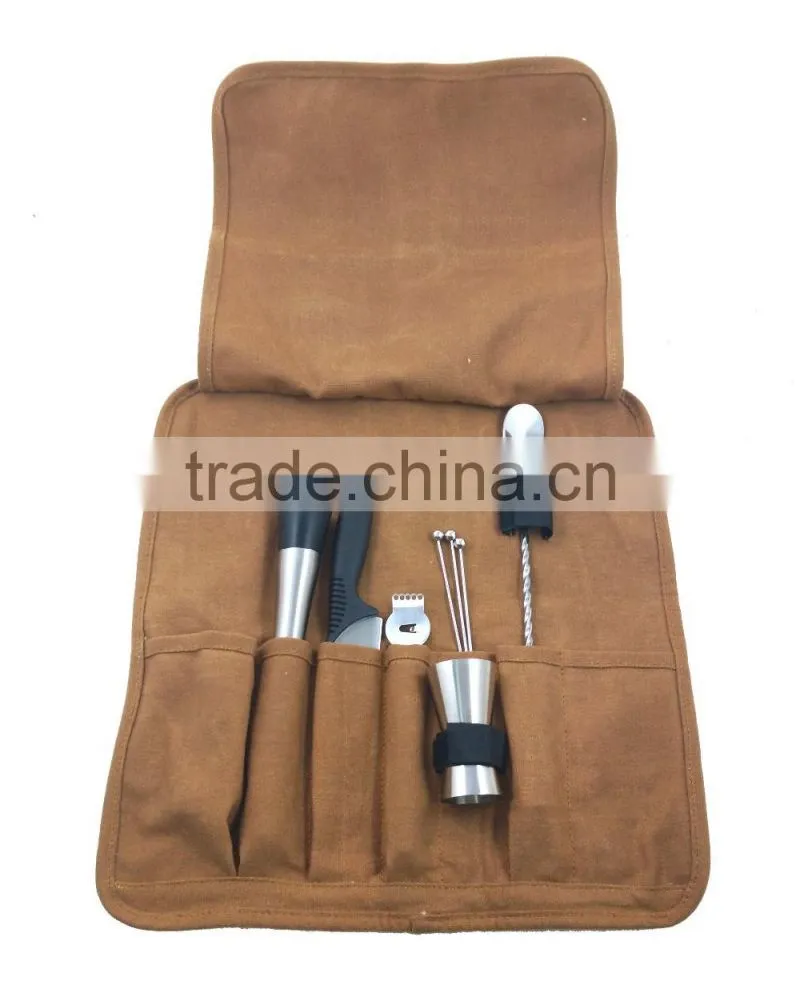 WS-se02 Premium quality stainless steel luxury cocktail set with custom brand
