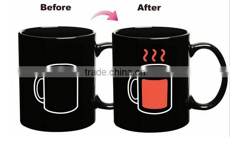 2015 Hot water color changing mug/Color Changing Mug/Magic Mug