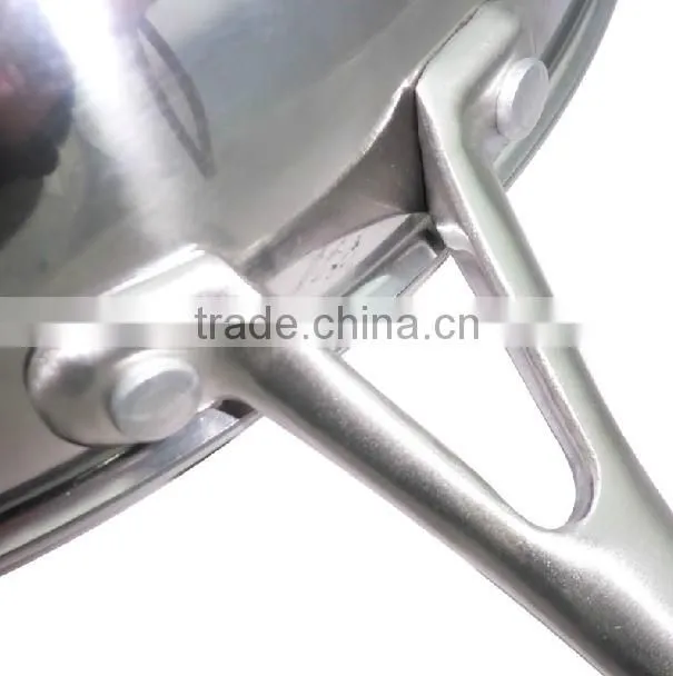 Metal skillet/ fry pan stainless steel skillet
