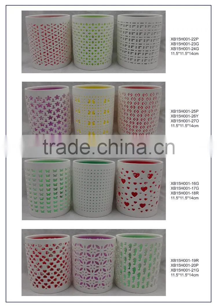 Tealight candle holder Bee Ceramic decorative candle holder