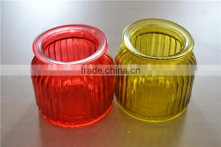 tea light holders vintage decor craft candle holder red colored