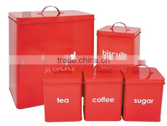 Sugar Coffee Tea Canister