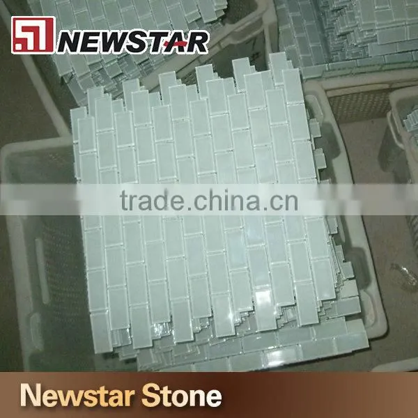 Simple design glass mosaic