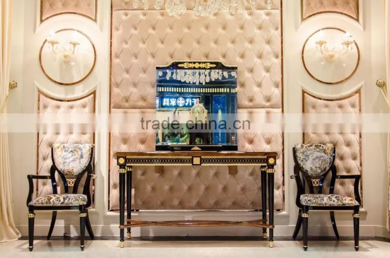 YB69 Luxury Nice Elegant 10 Persons Dining Table with Chairs, Foshan City Classic European Dining Set